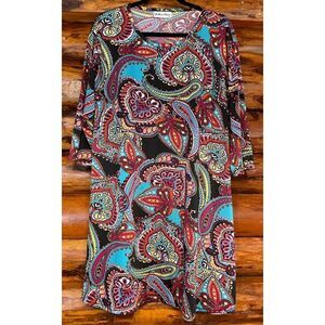 Southern Charm‎ Paisley Print Dress Size XL